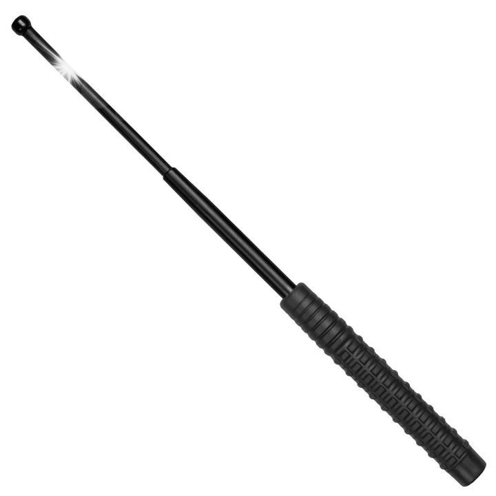 Baston telescopic ESP 67cm cauciuc negru 21cm pliabil cu tocator plastic
