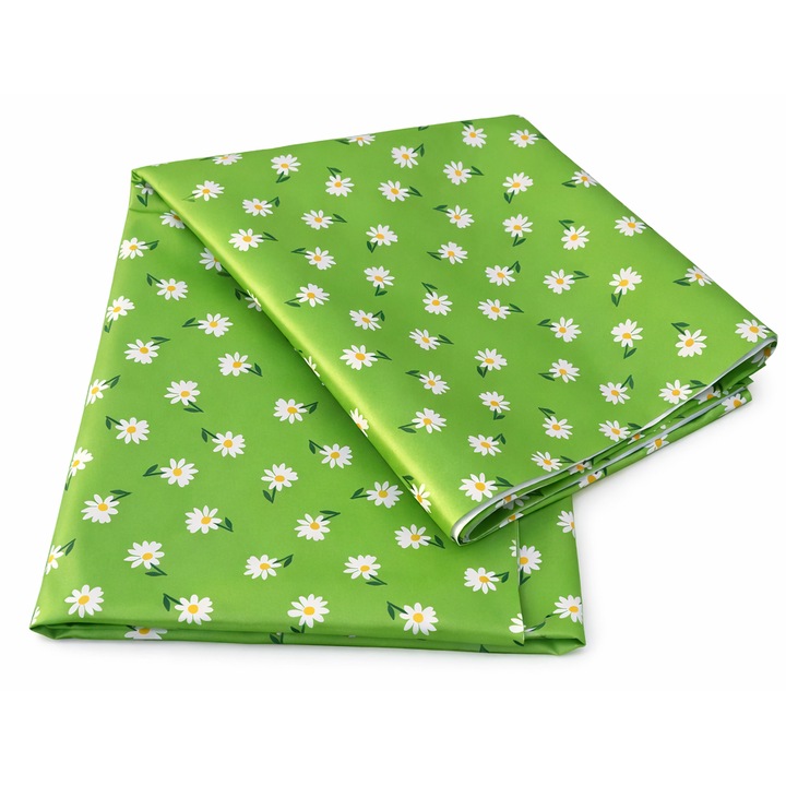 Fata de masa tip musama ND, pvc pe suport textil, impermeabila, 140x200, musetel verde