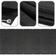 Paravan plasa umbrire pentru balustrada balcon, 95% umbrire, impermeabila, 500x90 cm, antracit