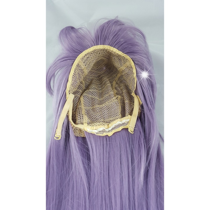 Peruca cosplay DKM 100cm violet sintetica