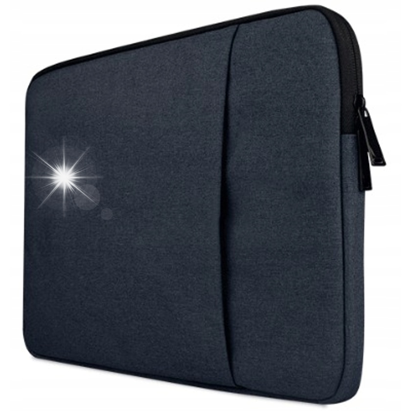Husa laptop DKM 14 inch, protectie, albastru, 37x26x2.5cm