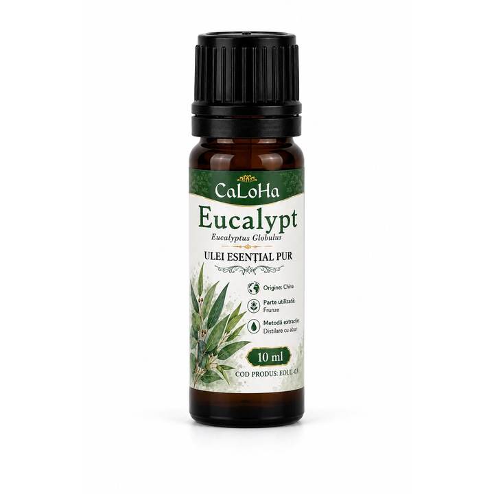 Ulei esential Eucalipt, pur, 100% natural, 10ml