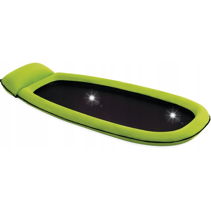 Intex 58836 felfújható matrac, zöld, 178x94cm, hálóval és fejtámlával