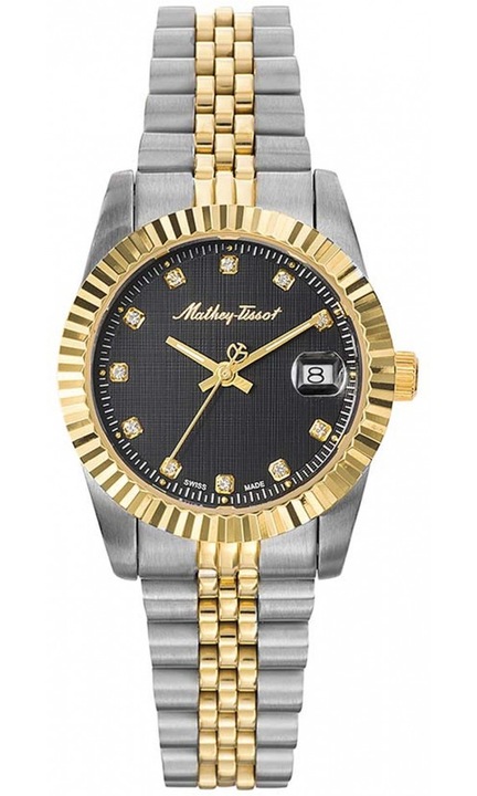 Ceas de dama MATHEY-TISSOT D807BN, auriu, clasic