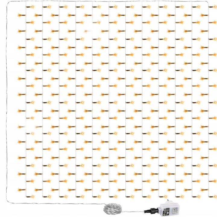 Voltronic fényfüggöny 3x3m 300 LED meleg fehér IP44