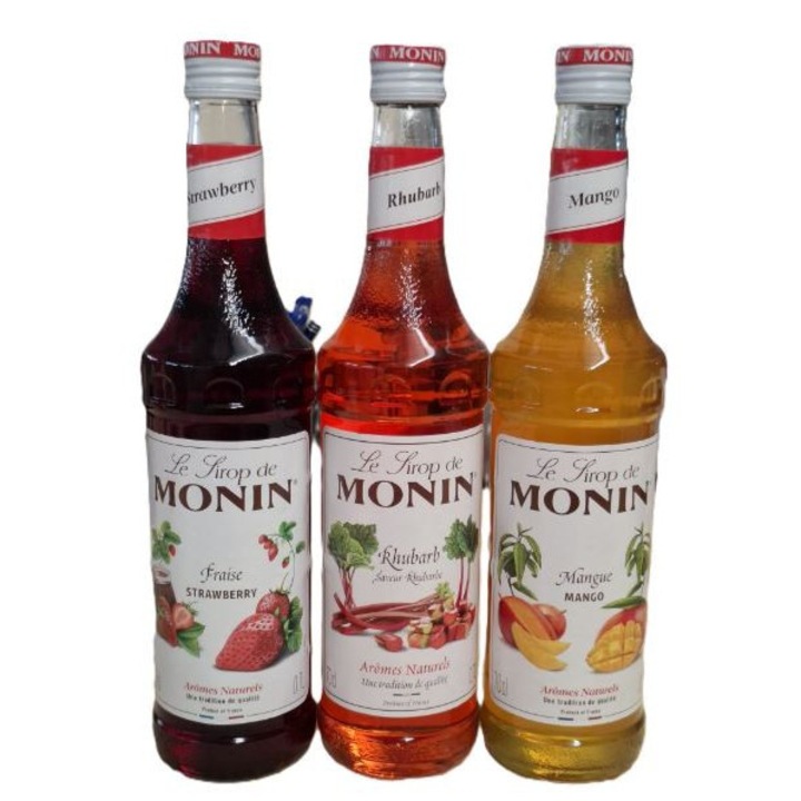 Set MONIN "Limonada" - Capsuni, Rubarba & Mango 3x 0.7ml