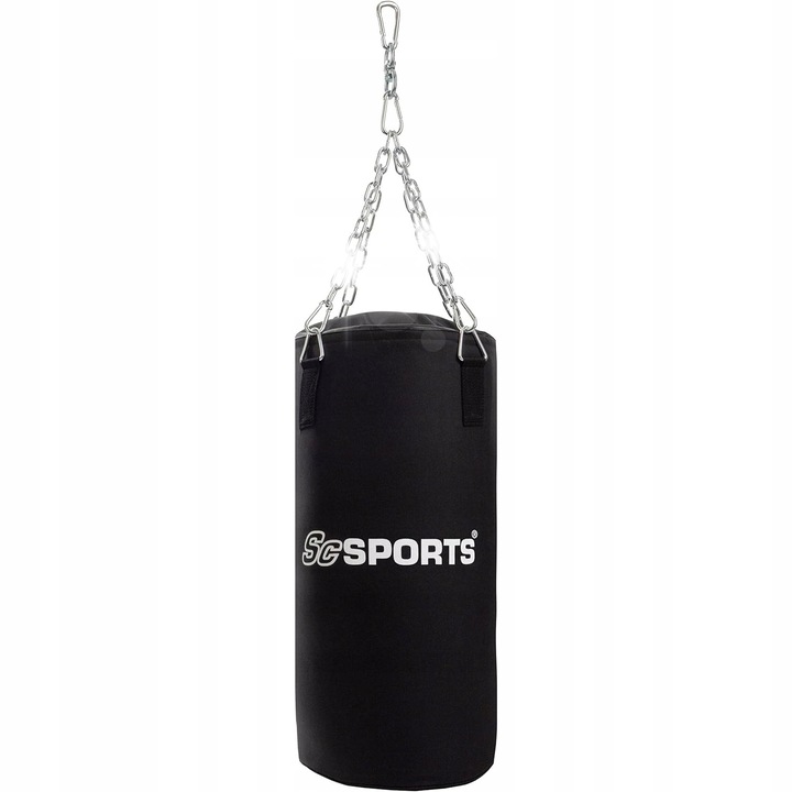 Тренировъчен чувал Scsports 60x30см, напълнен, 15кг, черен