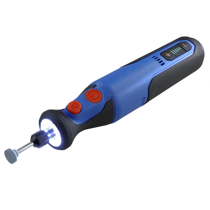 Mini Freza-Gauritor cu Baterie 7.2V WBFW7.2, 5 Viteze, 1000mAh, USB