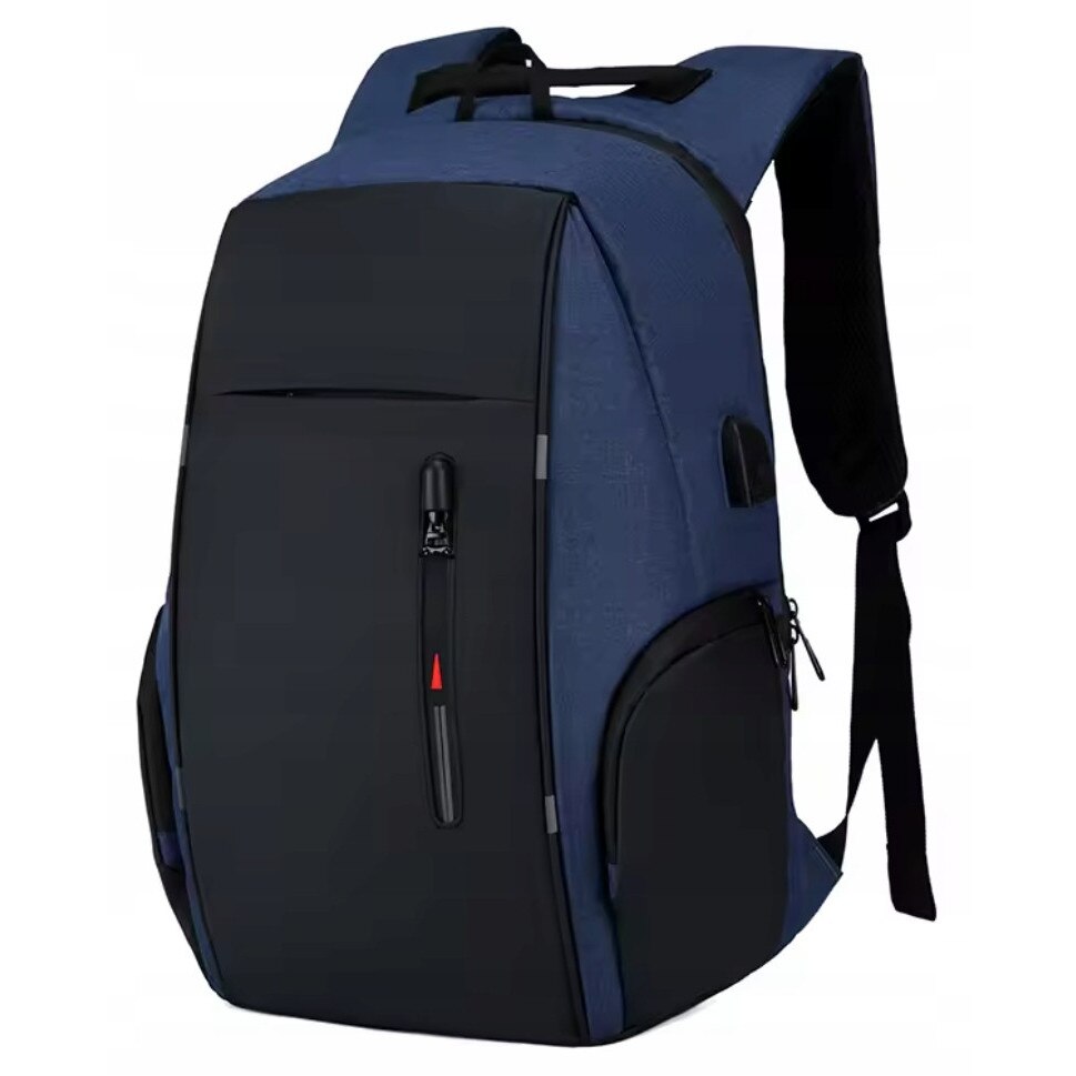 Rucsac DKM laptop 17 inch USB negru 42x31x17cm
