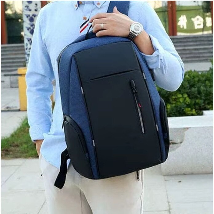 Rucsac DKM laptop 17 inch USB negru 42x31x17cm