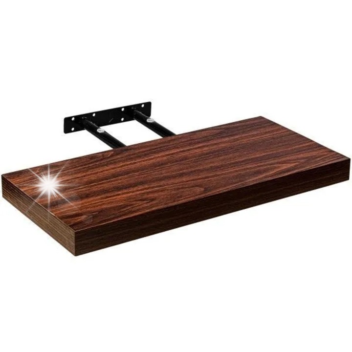 Stilista Volato fali polc, 40x23.5x3.8cm, sötét fa