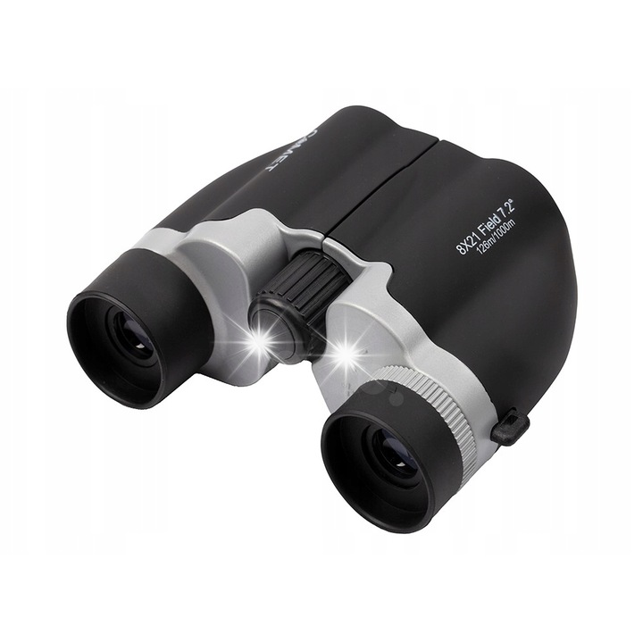 Компактен бинокъл Comet LR-083 8x21 черен 8x10см