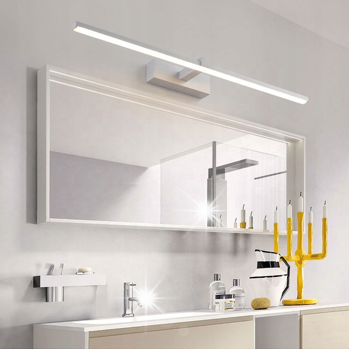 Aptel fürdőszobai lámpa 50x6cm fehér LED 12W