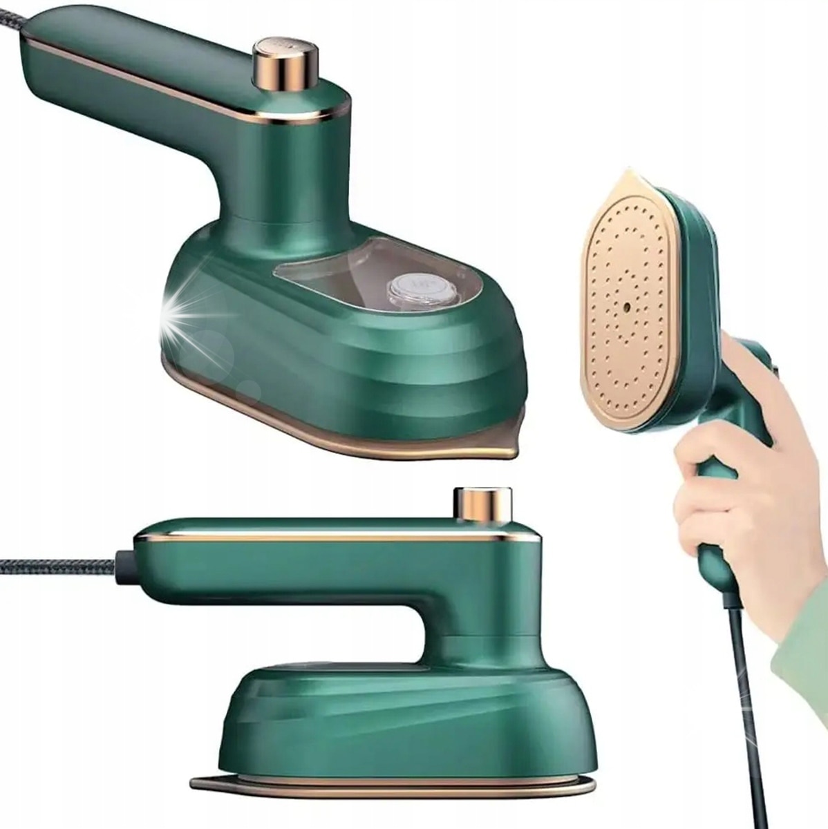 Parownica compacta Aptel verde-auriu 8,4x6,2x11cm 50ml
