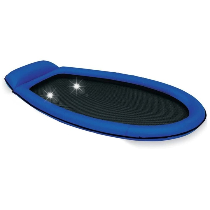 Intex 58836 felfújható strandszék sárga 178x94cm hálós párnával