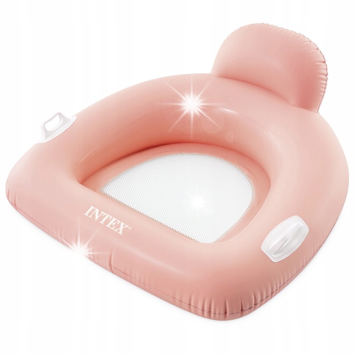 Fotoliu gonflabil Intex roz 114x107cm