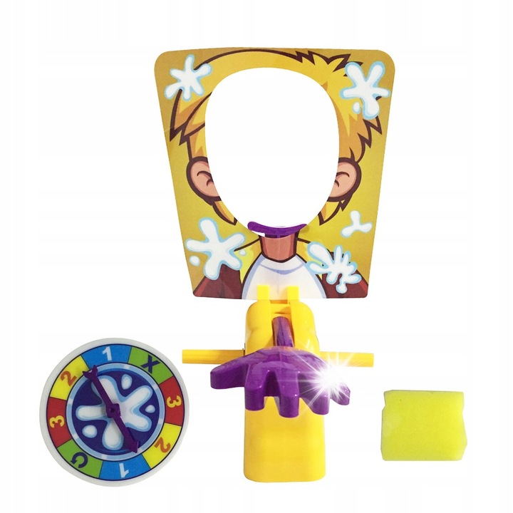 Joc de societate Ikonka Pie Face, interactiv, multicolor, set