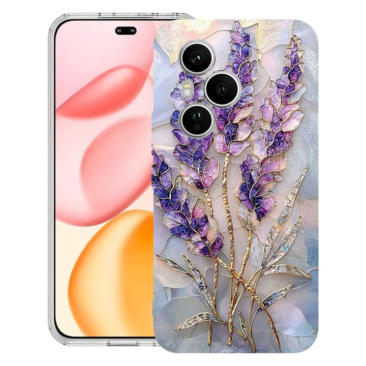 BestCase® Husa Anti Shock Compatibila cu Honor 400 Pro, Floral - Golden Hydrangea, 2059641 AS 2080