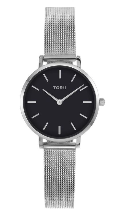 Ceas de dama TORII S28SS.BS, argintiu, fashion, clasic