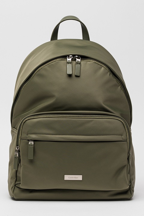 CALVIN KLEIN, Rucsac cu buzunare multiple, Verde masliniu inchis