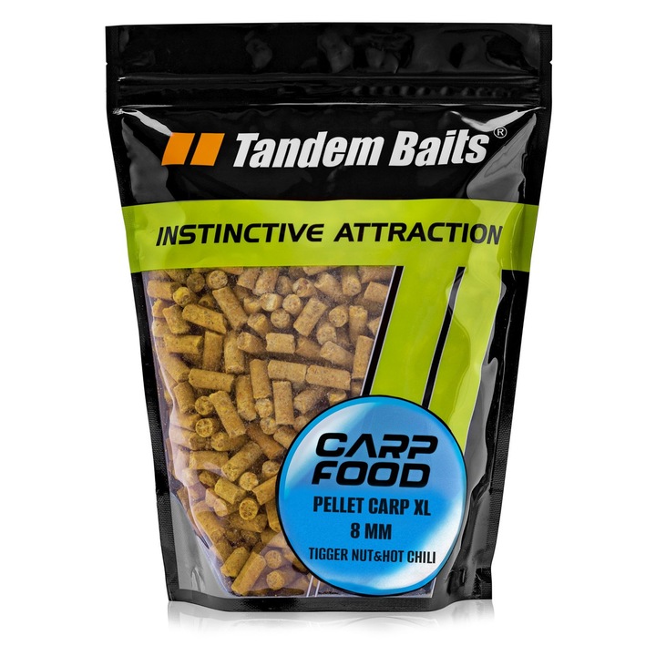 Pellet crap Carp Food Natural Aluna Tigrata & Hot Chili 8 mm 1 kg