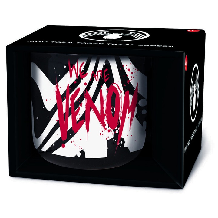 STOR Venom kerámia bögre 410 ml fehér