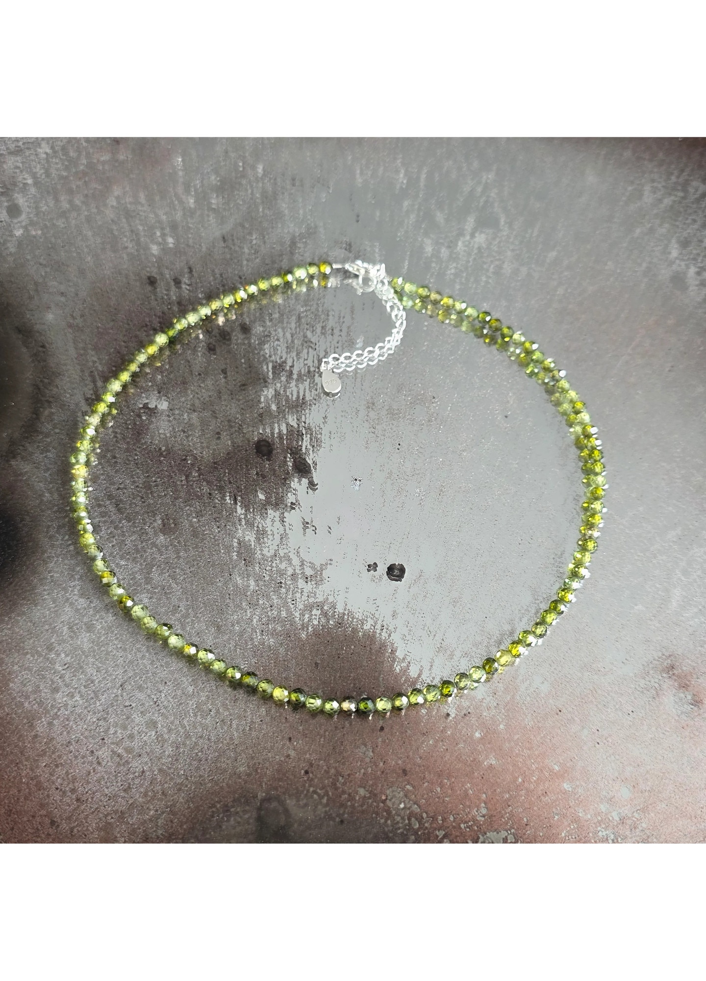 Colier zircon verde Green #279 - eMAG.ro