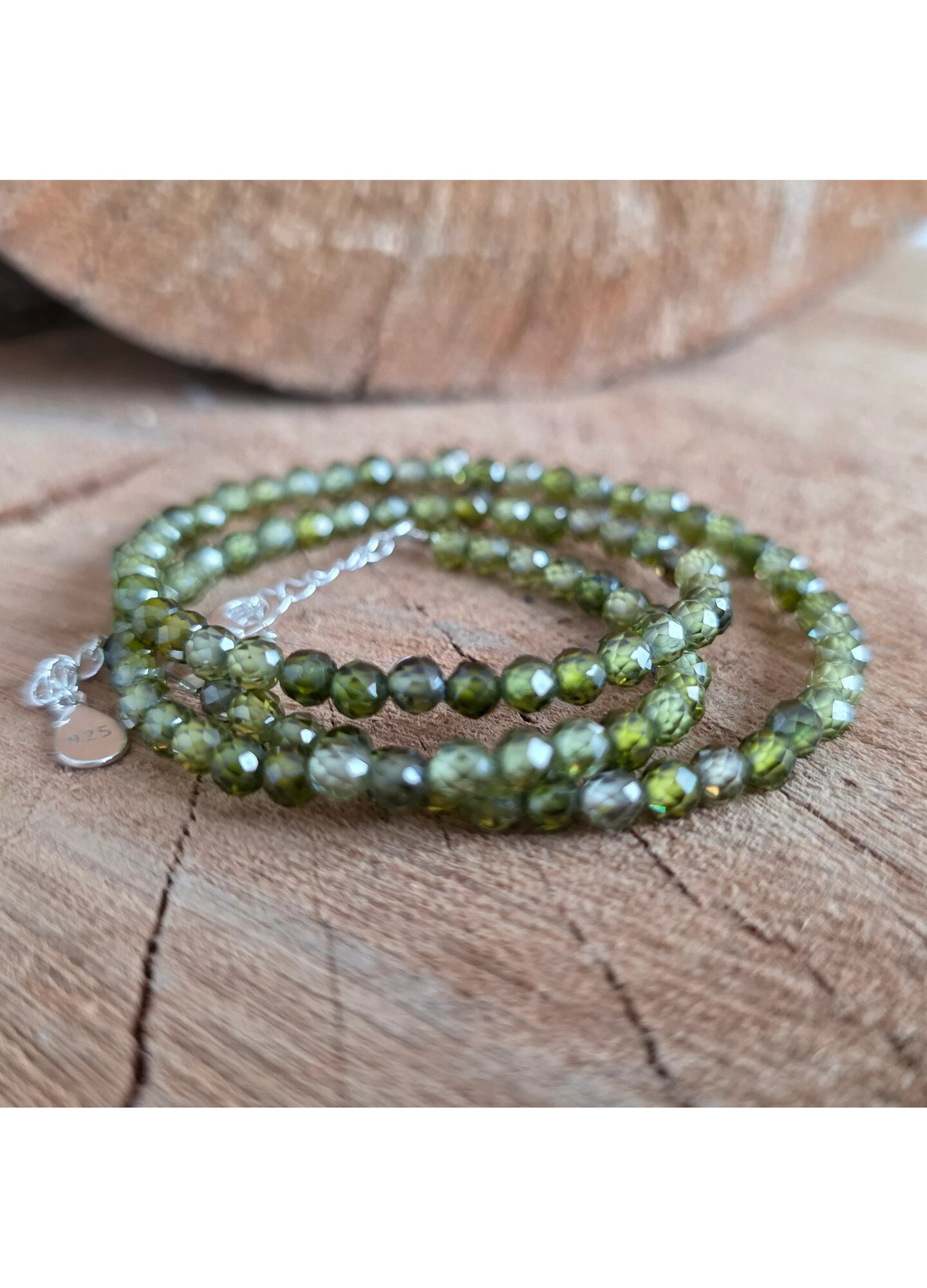 Colier zircon verde Green #279 - eMAG.ro