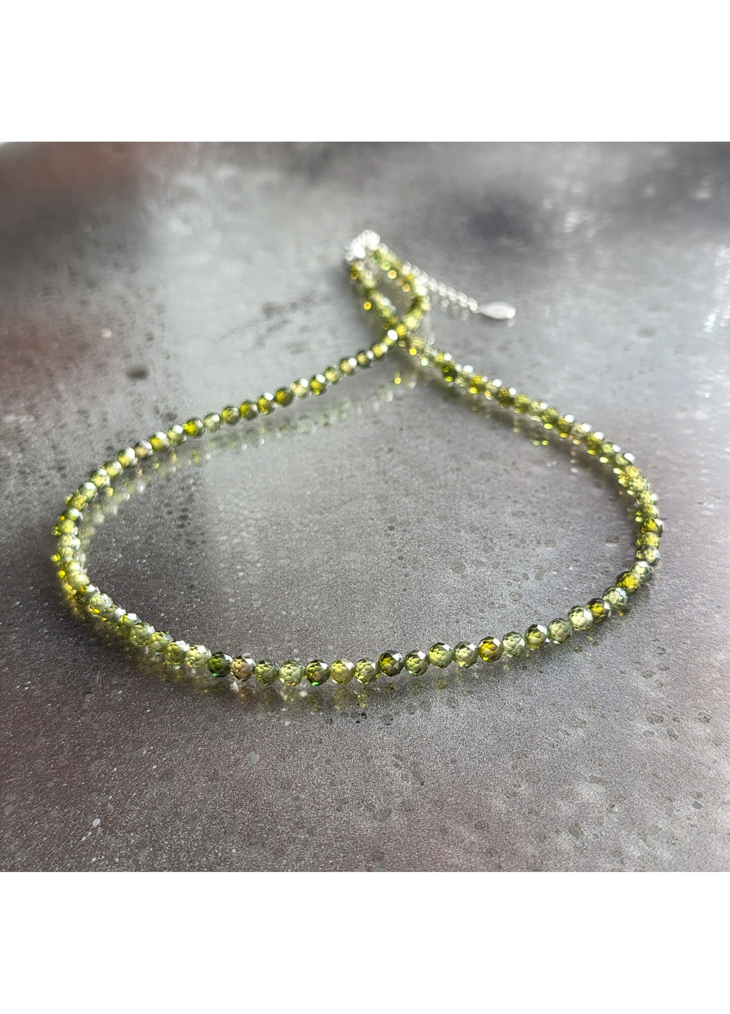 Colier zircon verde Green #279 - eMAG.ro