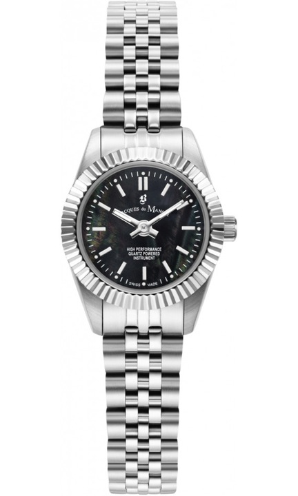 Ceas de dama JACQUES DU JWL05101, argintiu, clasic