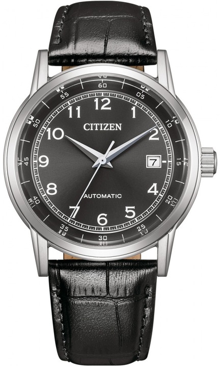 Мъжки часовник CITIZEN NJ0210-05E, класически, черен, за подарък