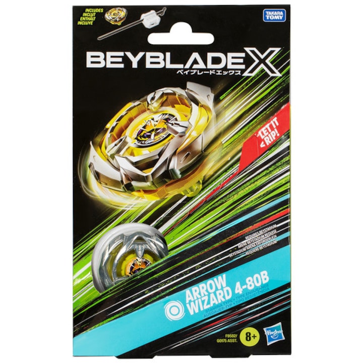Beyblade x стартов комплект с въртящо се конче