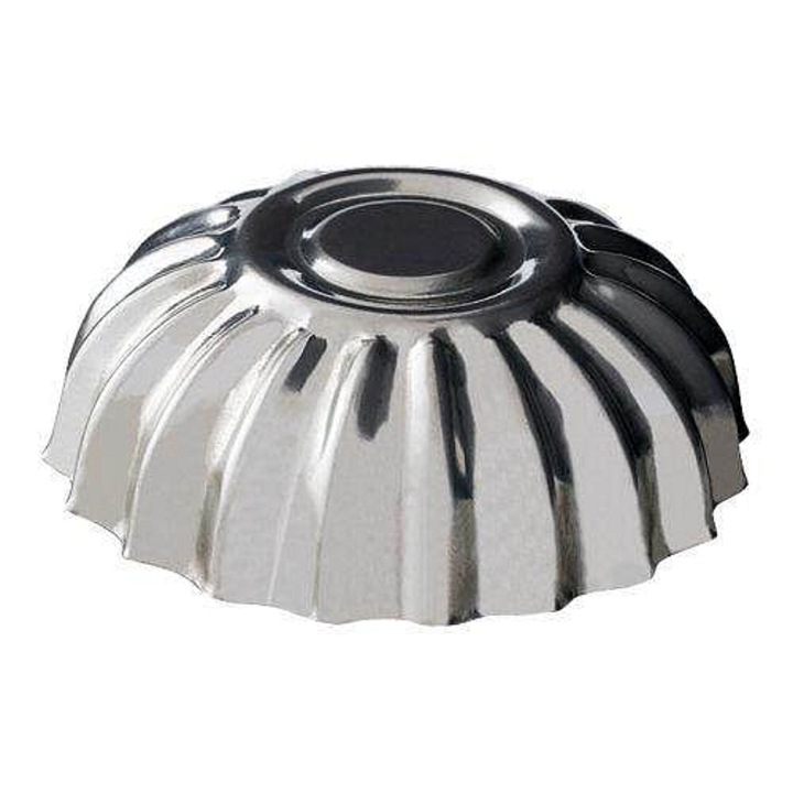 20 db süteményforma készlet Pesava ezüst kosár 5x5x1.5cm