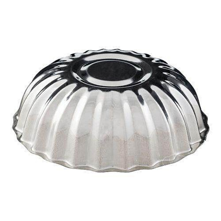 PESAVA KOSIK 65mm sütőforma, fémlemezből, összecsukható nyílással, süteményekhez, ezüst, 20 darab