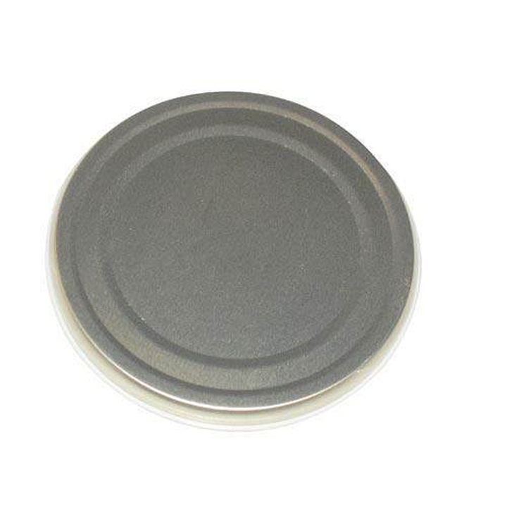 Capac Mat OMNIA 83, metal, pentru conserve si carne, compatibil cu borcan OMNIA 710 ml, gri, 20 buc