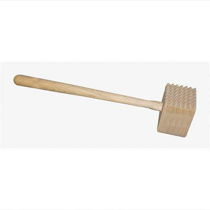 Drevotvar húsklopfoló, fa, 33 cm, barna