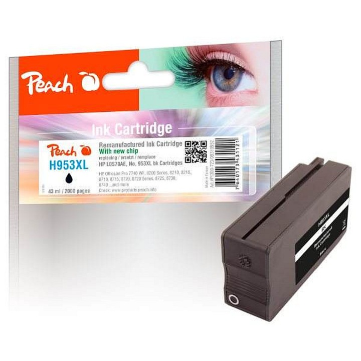 Cartus imprimanta Peach 953XL, negru, 43ml