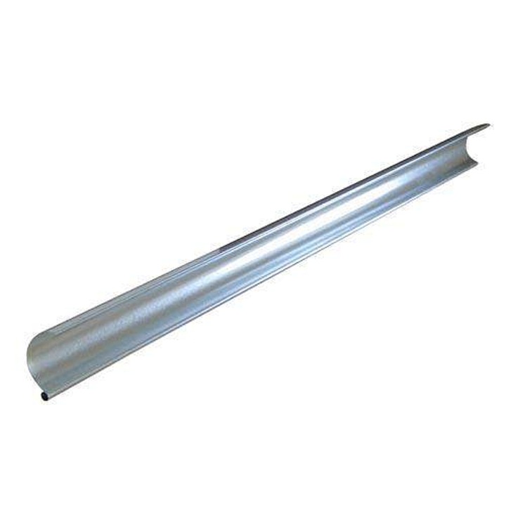 Matt ereszcsatorna 250 mm, félkör alakú, horganyzott acélból, 0,55 mm vastagságú, horganyzott, 2 m
