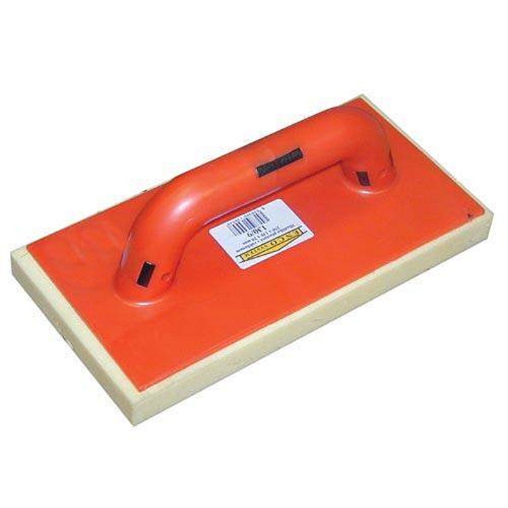 Glettvas (vakolókanál) ENCO Ruben 130/9 vakolat simításához, 250x130x20 mm, narancssárga