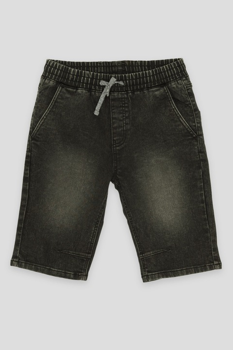 Bermude din denim cu elastic in talie, 138-142 CM