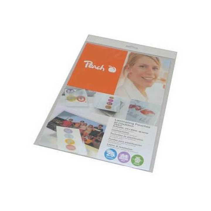 Peach A3 lamináló fólia (303x426 mm), 80 mikron, fényes, átlátszó, 25 db
