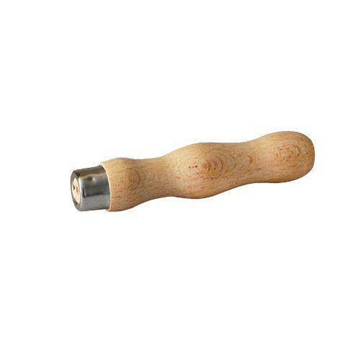 Maner pentru pila Mat, coada pentru pila, 80 mm, din lemn (fag, frasin) ceruit, natural