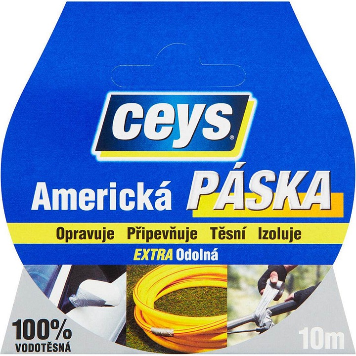 Ceys univerzális ragasztószalag 50mmx10m, ellenálló, vízálló
