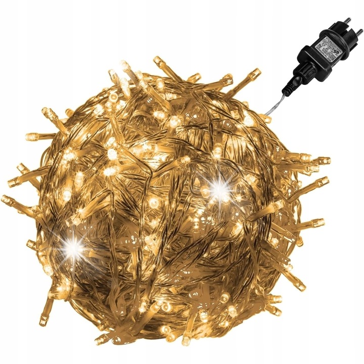 Voltronic karácsonyi fényfüzér 400 LED fehér 10m