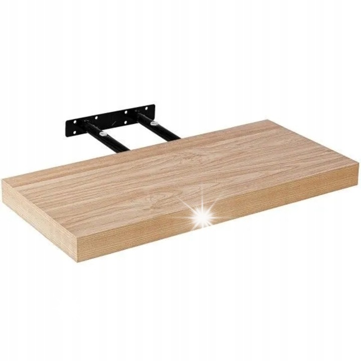 Stilista Volato fali polc, 40x23.5x3.8cm, világos fa dekor