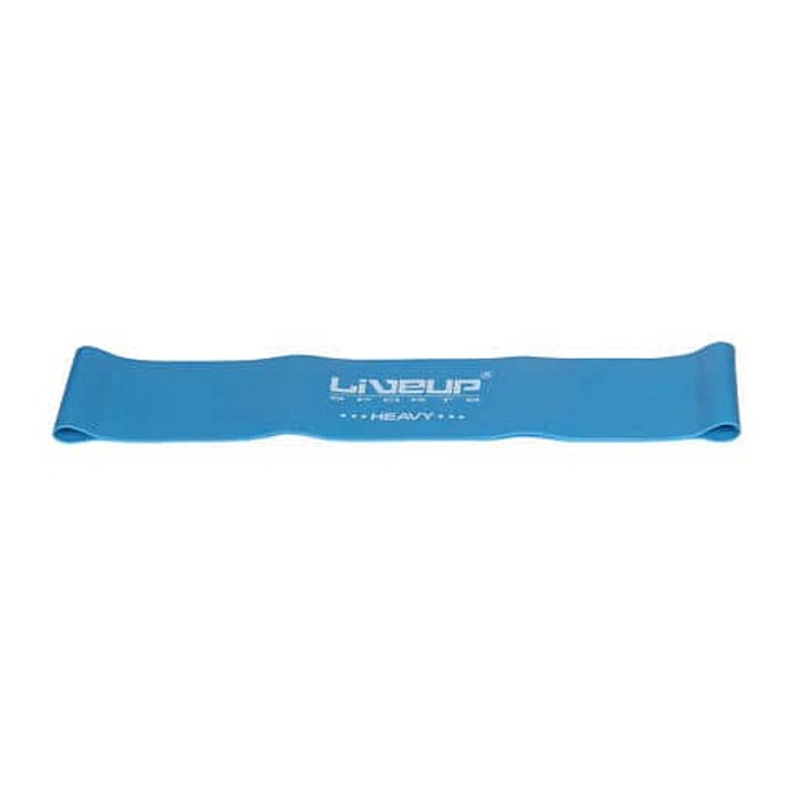 Banda elastica LiveUp 50x5 cm albastru latex