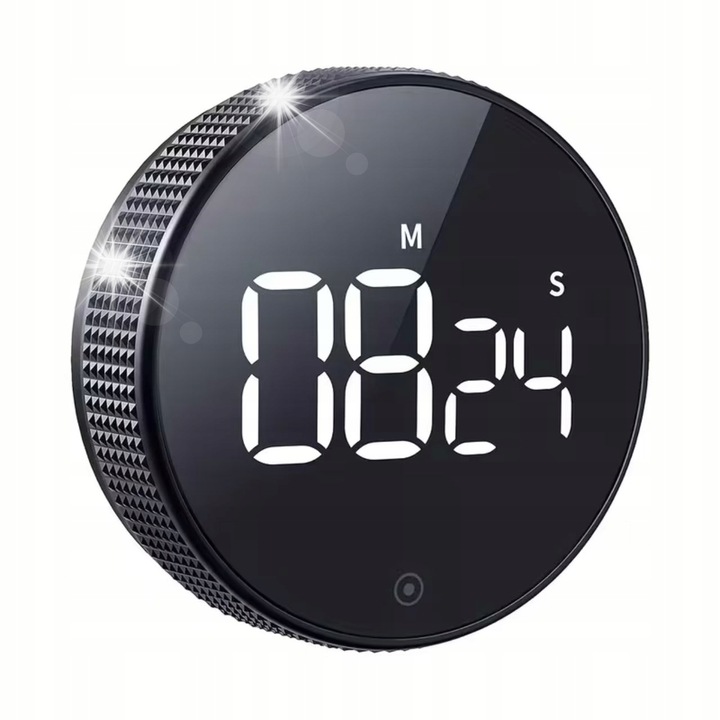 Larfy digitális konyhai időzítő, mágneses, LED, 9999 perc, riasztó