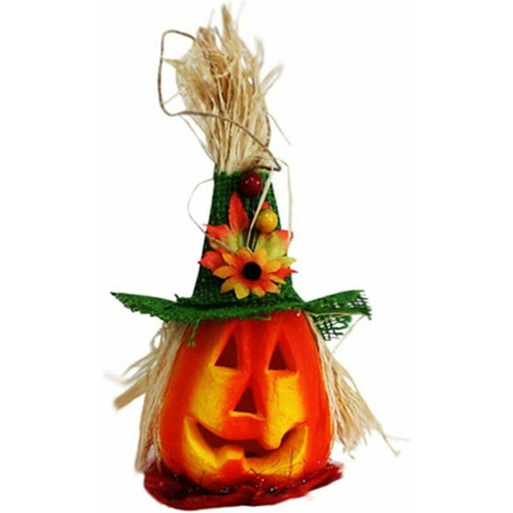 Habtök lámpa, sárga vagy zöld, 22x12cm, Halloween dekoráció