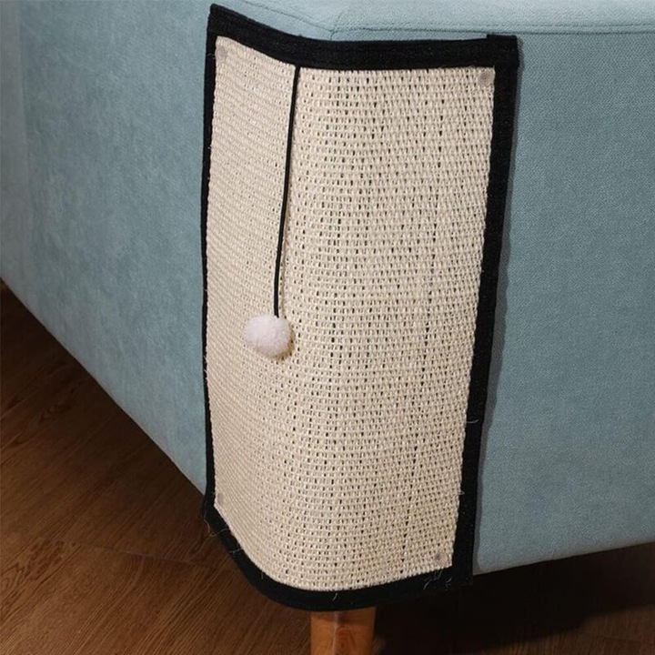 Covoras zgarietura pentru pisici sisal 42x30x0.5cm multicolor