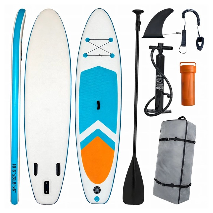 Placa Stand Up Paddle gonflabila Galaxia 320x80x15cm multicolor set complet